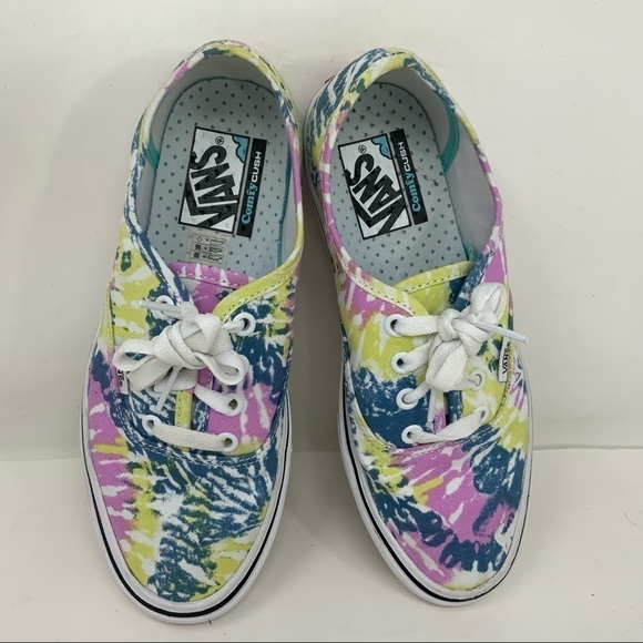 Vans Comfycush Authentic Trainers-Orchid/True White/Multicolor. Womens Size 7.0 - Picture 9 of 12